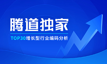 腾道独家！TOP30增长型行业编码分析