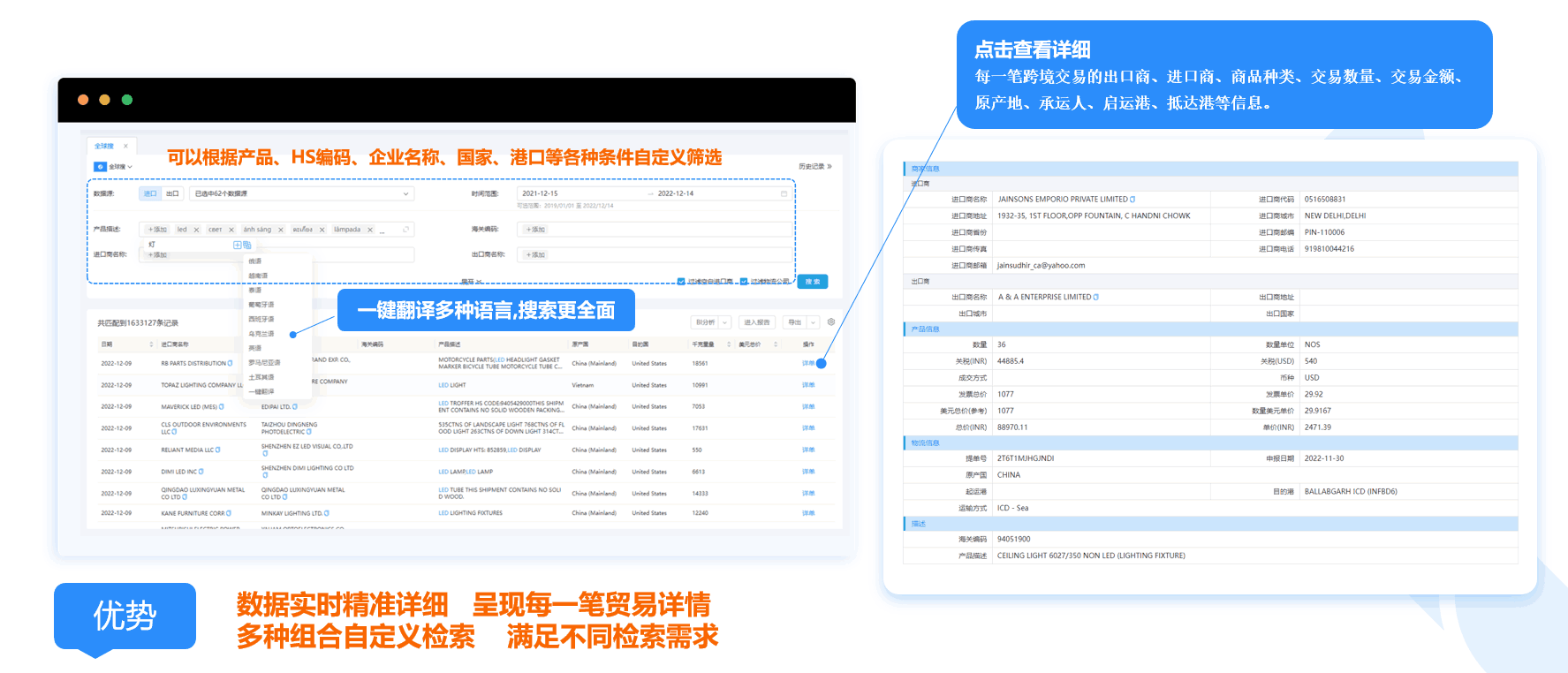 数据通,腾道数据通,外贸通,腾道外贸通