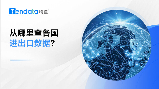从哪里查各国进出口数据？腾道数据帮你搞定
