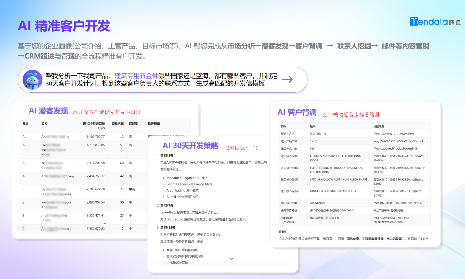 客户开发,腾道,腾道AI 客户开发,腾道,腾道AI